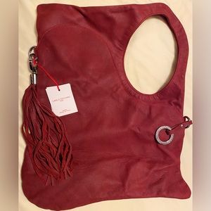 Italian Designer Carlo Cecchini Leather Handbag